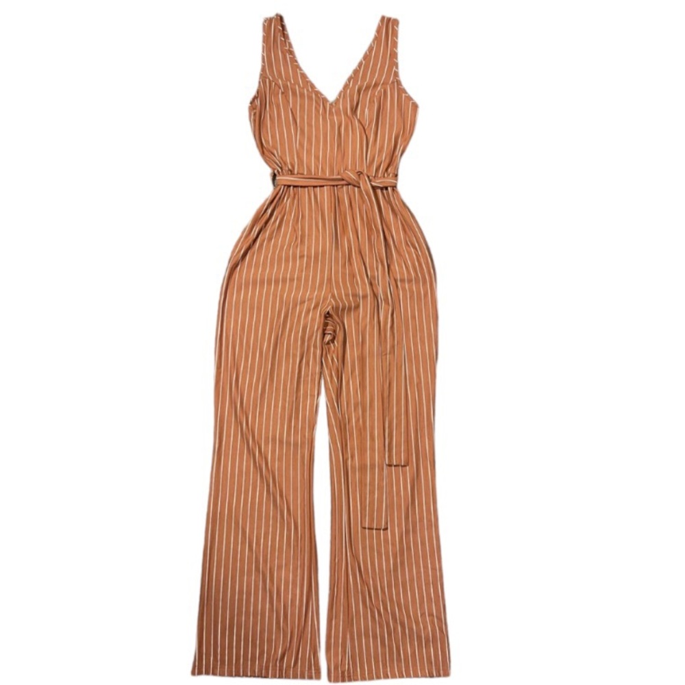 EMORY PARK SLEEVELESS STRIPE JUMPSUIT